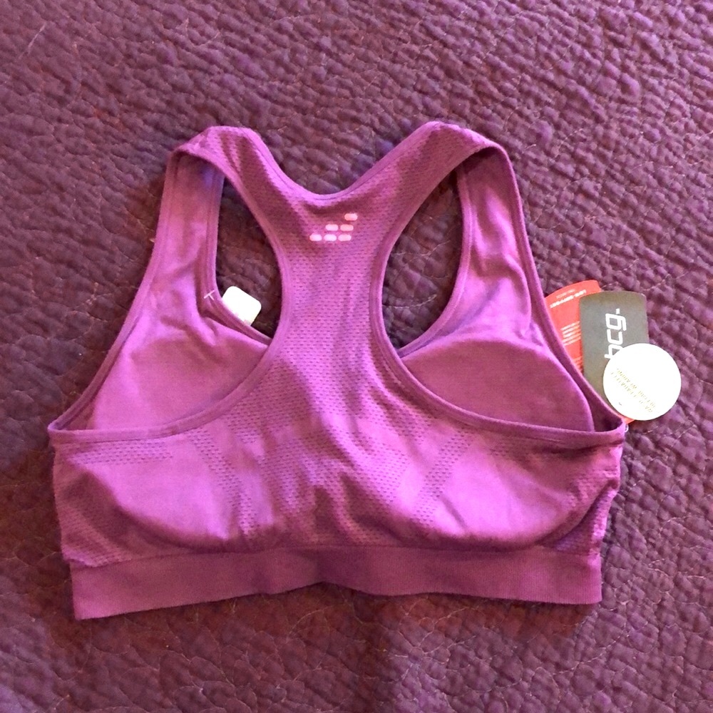 NWT Plum colored Sports Bra by BCG - Picture 2 of 8